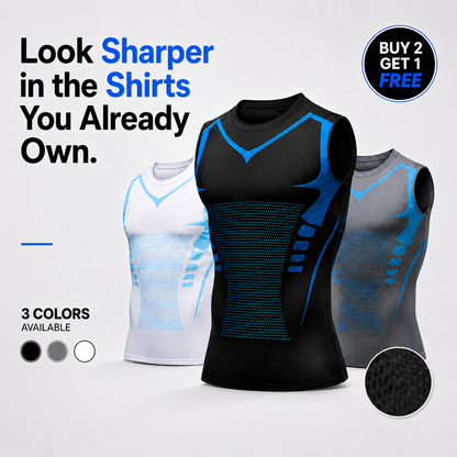 Mona Skin Vest™ MEN'S DOUBLE-LAYER SHAPING UNDERSHIRT