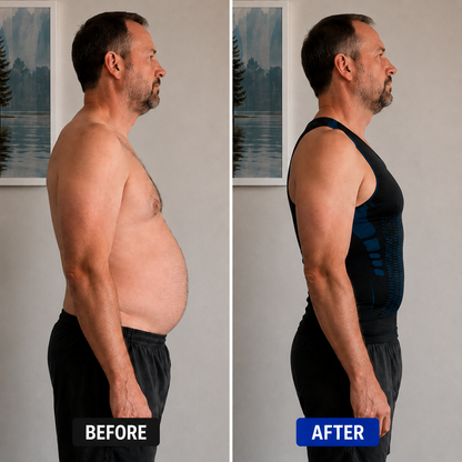 Mona Skin Vest™ MEN'S DOUBLE-LAYER SHAPING UNDERSHIRT